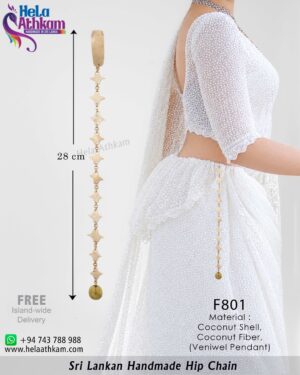Handmade hip chain made by coconut fiber.