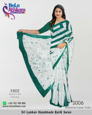 batik saree handmade bathik