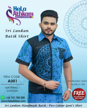 sri lankan batik handmade shirts