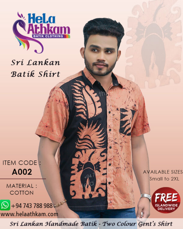 sri lankan batik handmade shirts