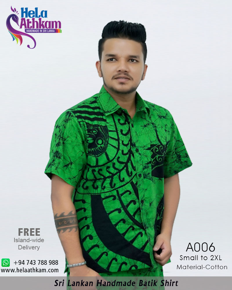 A006 web batik shirt handmade bathik