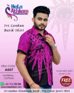 sri lankan batik shirt handmade