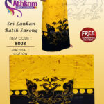 sri lankan batik sarong handmade