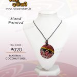 coconut_shell_necklace_maroon_black_yellow