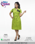 batik frock handmade bathik