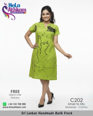 batik frock handmade bathik