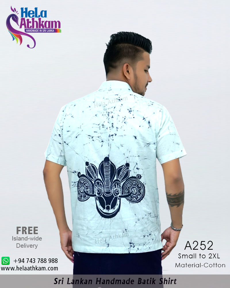 A252 web batik shirt handmade bathik