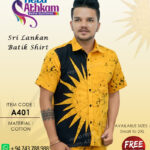 sri lankan batik shirt handmade