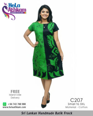 batik frock handmade bathik