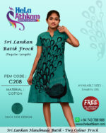 sri lankan batik frock handmade