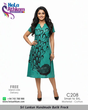 batik frock handmade bathik