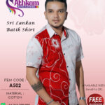sri lankan batik shirt handmade