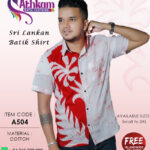 sri lankan batik shirt handmade