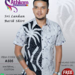 sri lankan batik shirt handmade