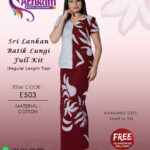 sri lankan batik lungi handmade