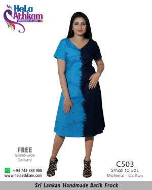 batik frock handmade bathik