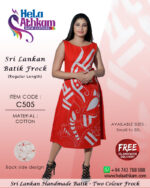 sri lankan batik frocks handmade