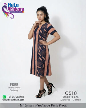 batik frock handmade bathik