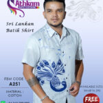 sri lankan batik shirt handmade