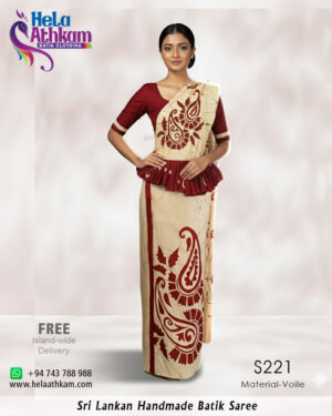 batik saree handmade bathik