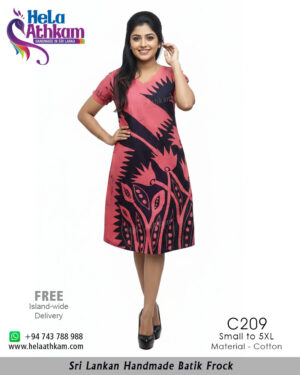 batik frock handmade bathik