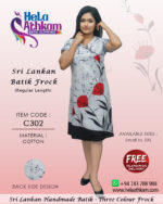 sri lankan batik frocks handmade