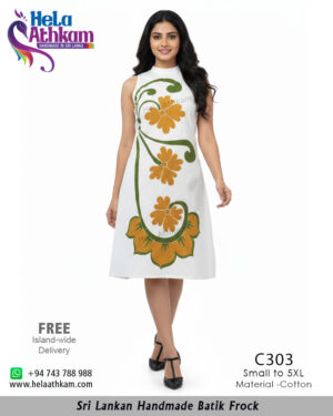 batik frock handmade bathik