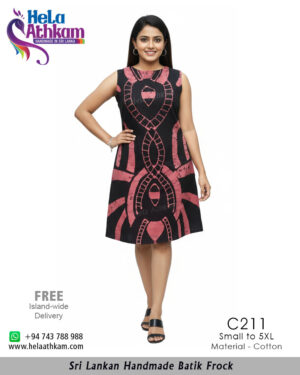 batik frock handmade bathik