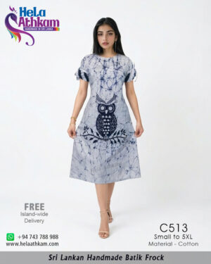 batik frock handmade bathik