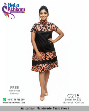 batik frock handmade bathik