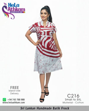 batik frock handmade bathik