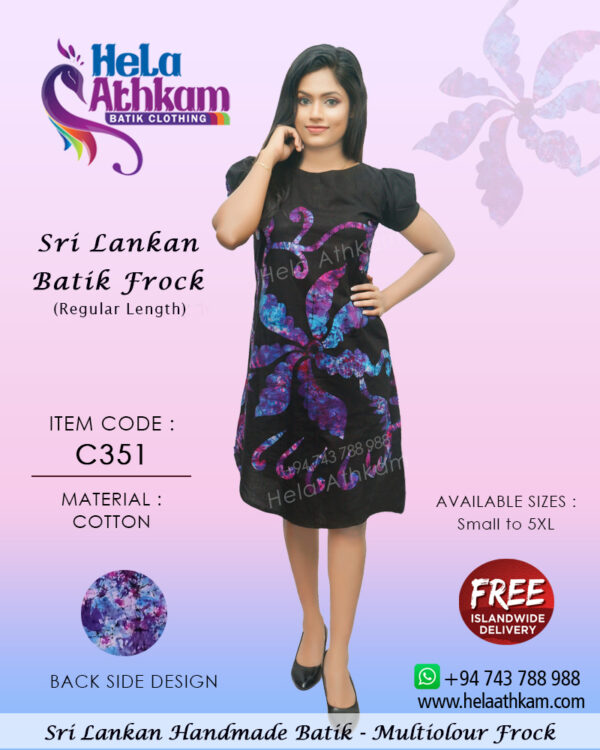 sri lankan batik frocks handmade