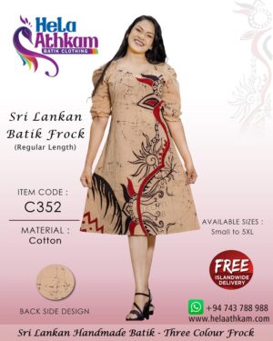 sri lankan batik frocks handmade