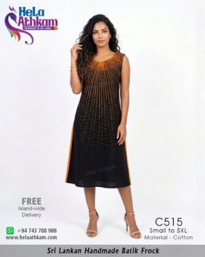 batik frock handmade bathik