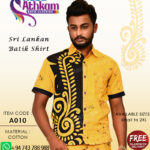 sri lankan batik shirt handmade