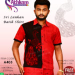 sri lankan batik shirt handmade