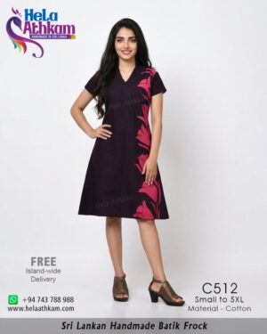 batik frock handmade bathik