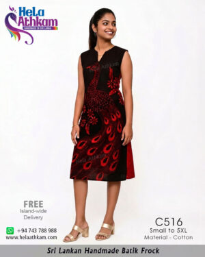 batik frock handmade bathik