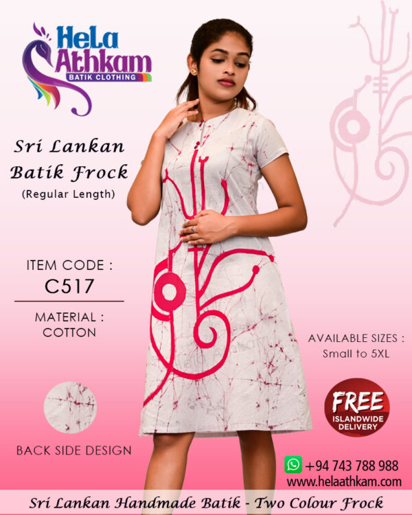 sri lankan batik frocks handmade