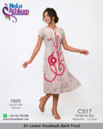 batik frock handmade bathik