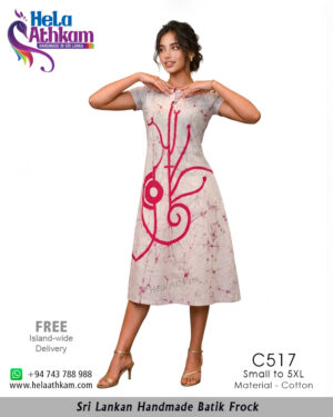 batik frock handmade bathik