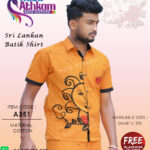 sri lankan batik shirt handmade