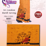 sri lankan batik sarong handmade