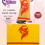 sri lankikan batik sarong handmade