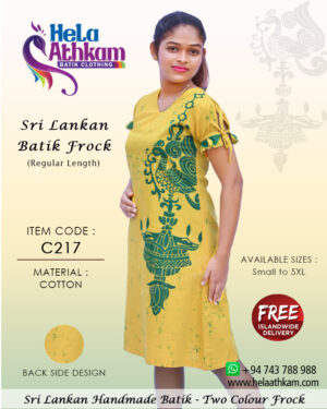 sri lankan batik frocks handmade