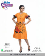 batik frock handmade bathik