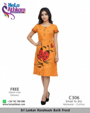 batik frock handmade bathik