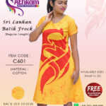 sri lankan batik frocks handmade