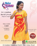 sri lankan batik frocks handmade