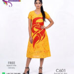 batik frock handmade bathik